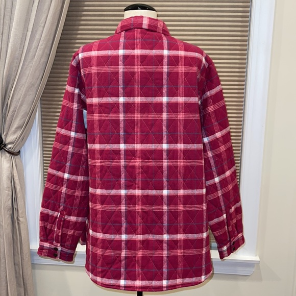 NWOT Bit & Bridle Quilted Flannel Lined Shirt Jacket - Picture 3 of 7